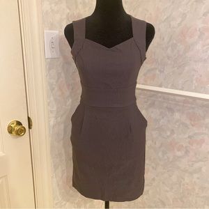 🛍Femme Collection purple gray pocket dress 👗